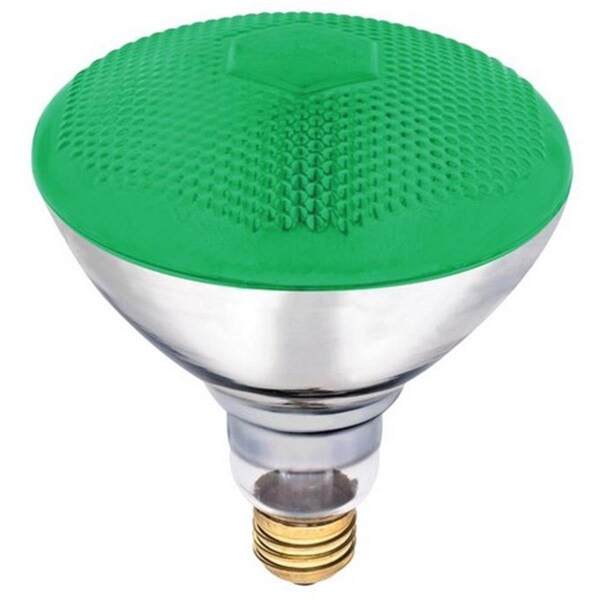 Brightbomb 441300 100 watt BR38 Incandescent Light Bulb, Green BR2507972 - main